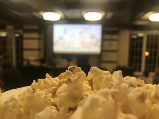 Movie night popcorn
