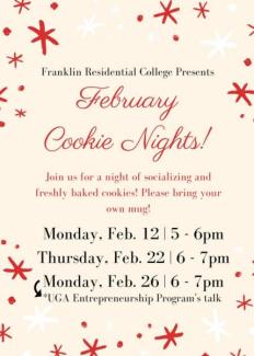 February cookie schedule