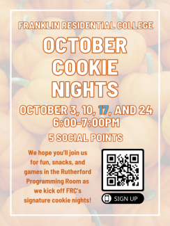 October Cookie Night Poster 