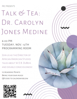Dr. Medine Talk and Tea poster