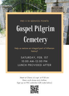 Gospel Pilgrim Cemetery Flyer