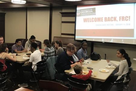 January 2018 FRC Welcome event in Rutherford Hall
