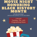 Black History Month Movie Night poster