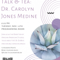 Dr. Medine Talk and Tea poster