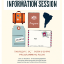 Study Abroad Information Session poster