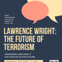 Lawrence Wright, "The Future of Terrorism" poster
